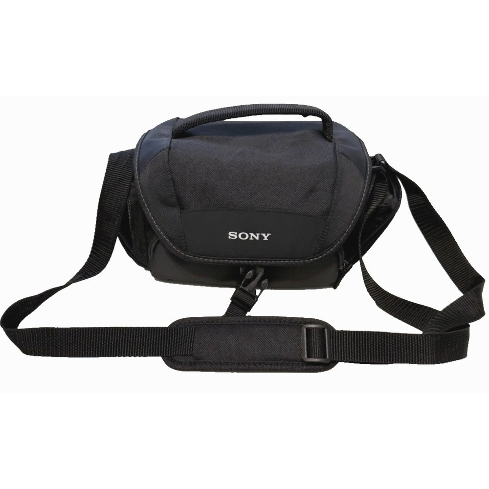 Sony LCS-VA30 Camera Bag Handycam Camcorder Bag Black Padded Case Shoulder Strap
